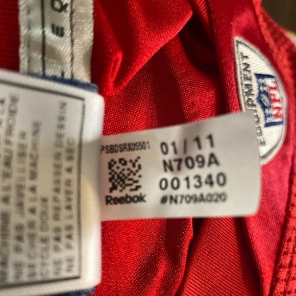 Kansas City Chiefs Jersey  Large NFL On Field 2011 #00 KC Football - Picture 11 of 11